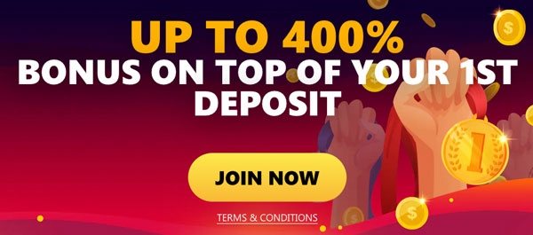 Ngagewin 400% casino bonus forklart