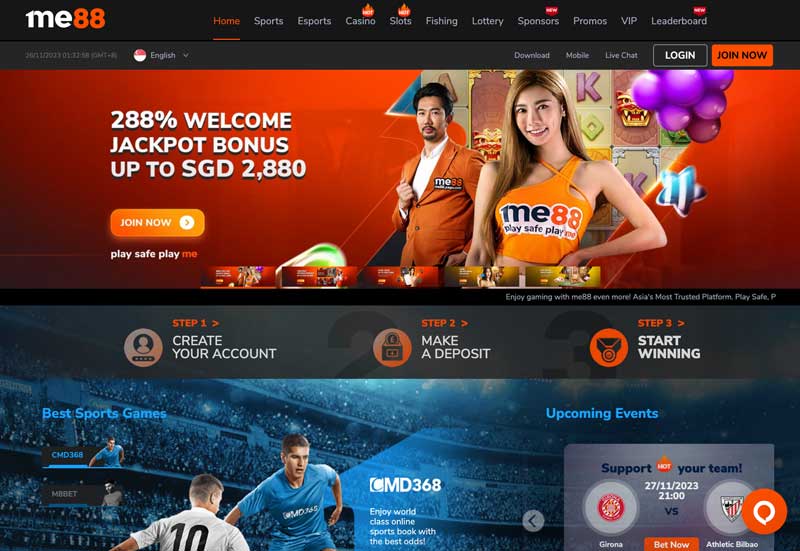 me88 singapore casino homepage